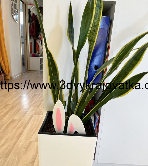 Zápich - Zaječí uši / Králičí uši (Mini Lop) - uši (bílá, šedá, hnědá, černá a jiná...)